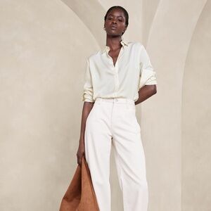 Banana Republic Silky Classic Shirt XS